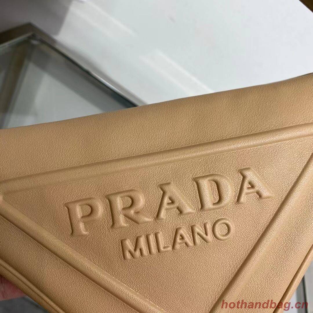 Prada Padded nappa leather handbag 1BE003 Biscuits