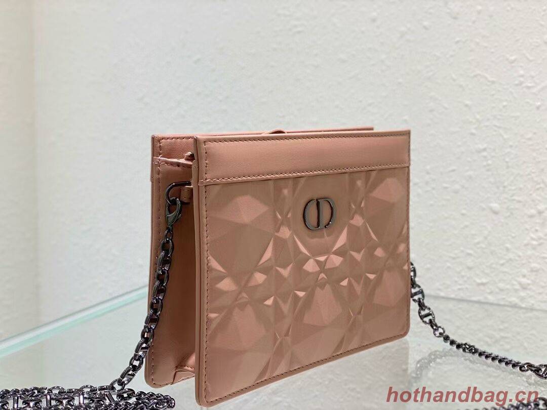 DIOR MINI BOBBY BAG Cannage Calfskin C2806 pink