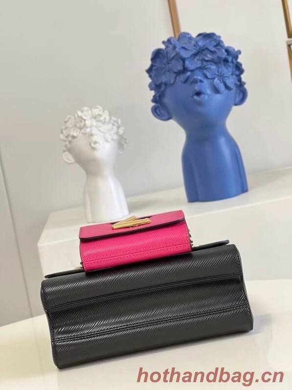 Louis Vuitton TWIST PM M59886 Black / Fuchsia