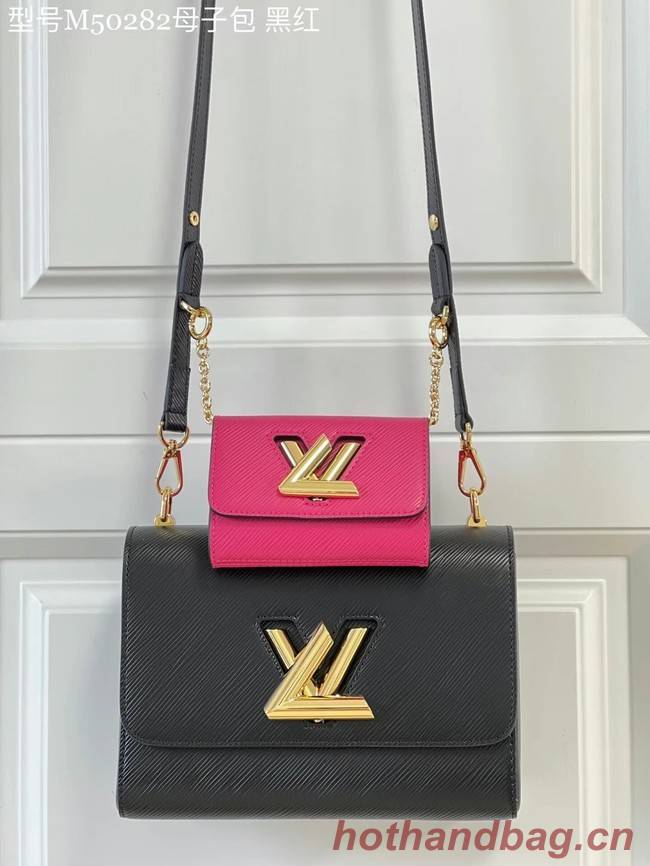 Louis Vuitton TWIST PM M59886 Black / Fuchsia