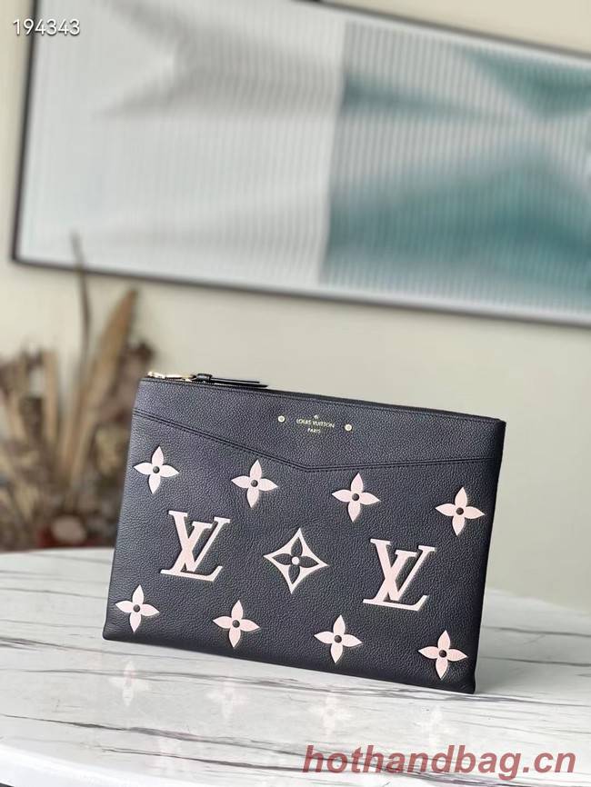 Louis Vuitton DAILY POUCH M81292 Black & Beige