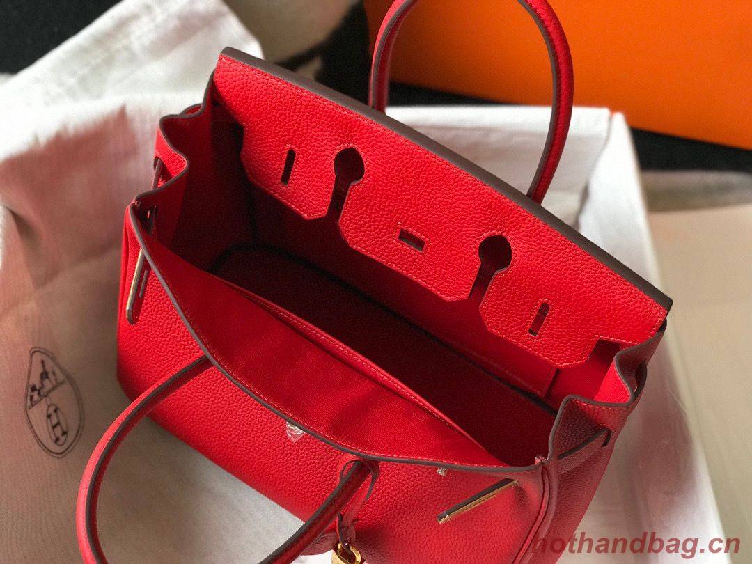 Hermes original Togo Leather HB25O Red