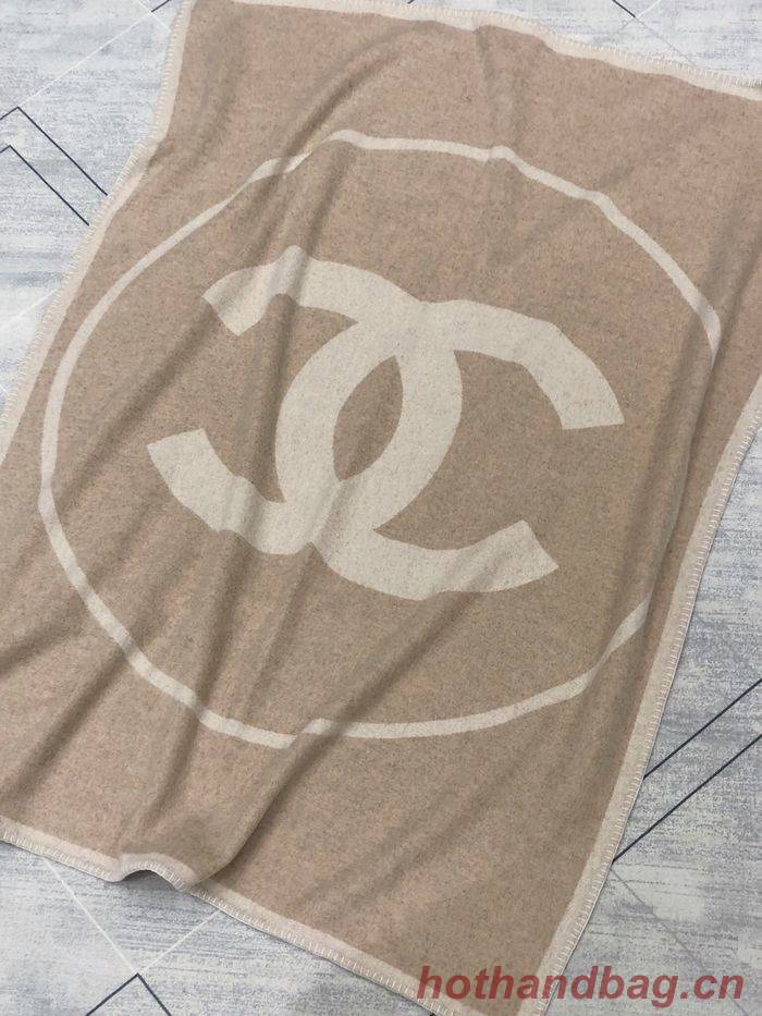 CHANEL Merino Wool Cashmere CC Throw Blanket CHB00004 CHANEL Merino Wool Cashmere CC Throw Blanket CHB00004