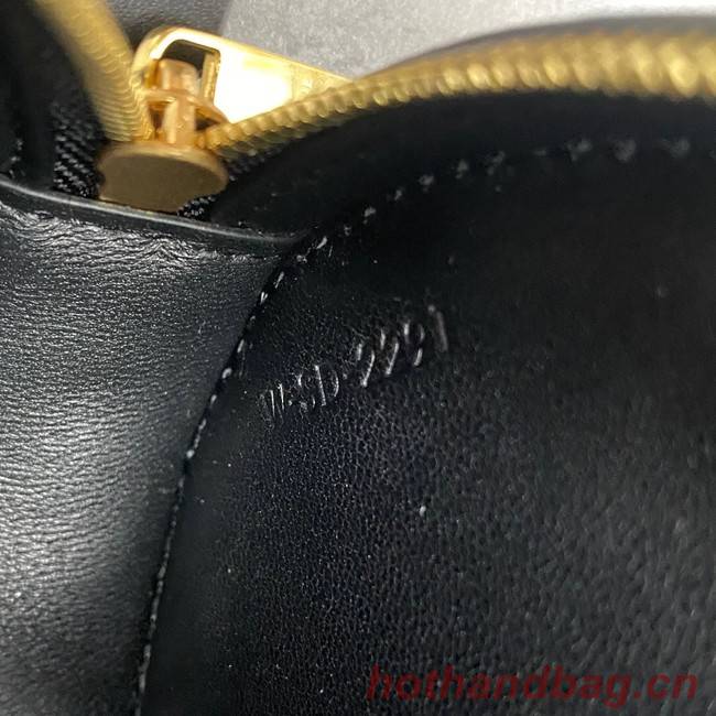 Celine OVAL BAG CUIR TRIOMPHE IN SMOOTH CALFSKIN 198603 BLACK