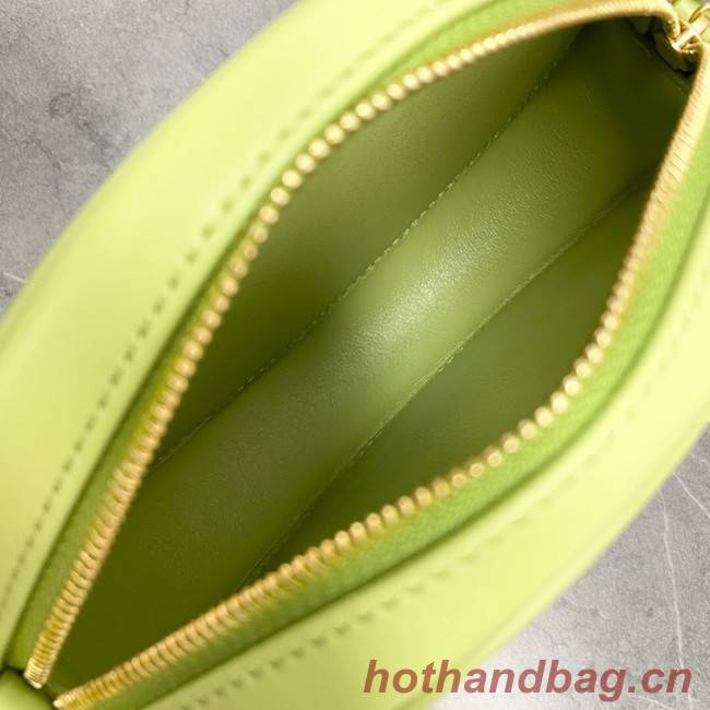 Celine OVAL BAG CUIR TRIOMPHE IN SMOOTH CALFSKIN 198603 green