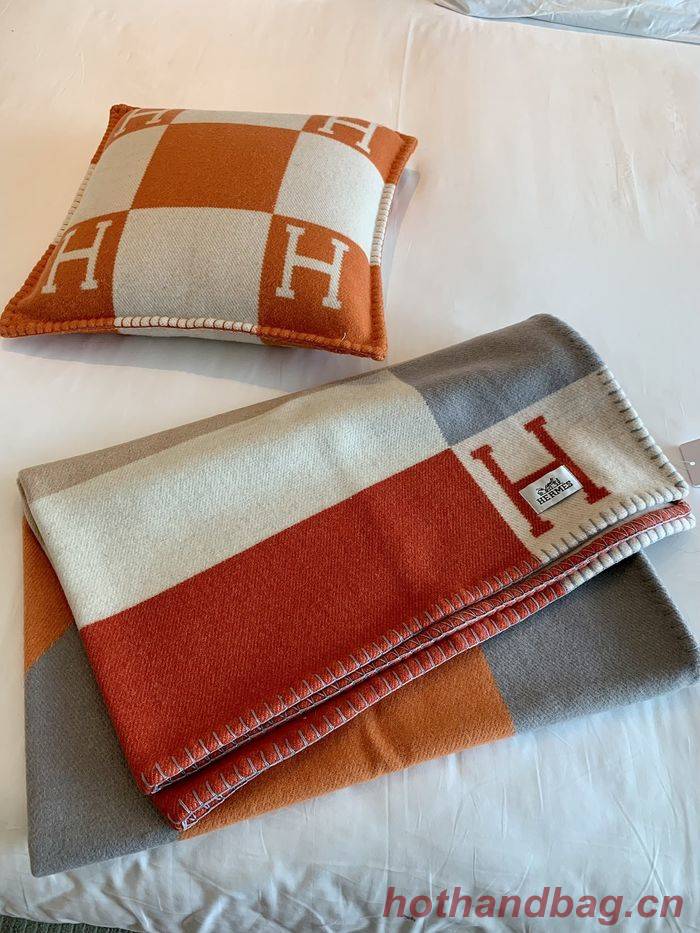 Hermes Lambswool&Cashmere Shawl&Blanket HMB00009