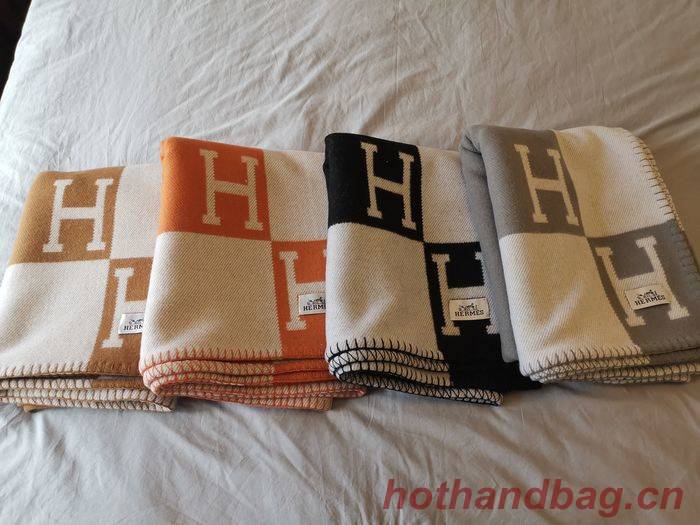 Hermes Lambswool&Cashmere Shawl&Blanket HMB00010 Hermes Lambswool&Cashmere Shawl&Blanket HMB00010