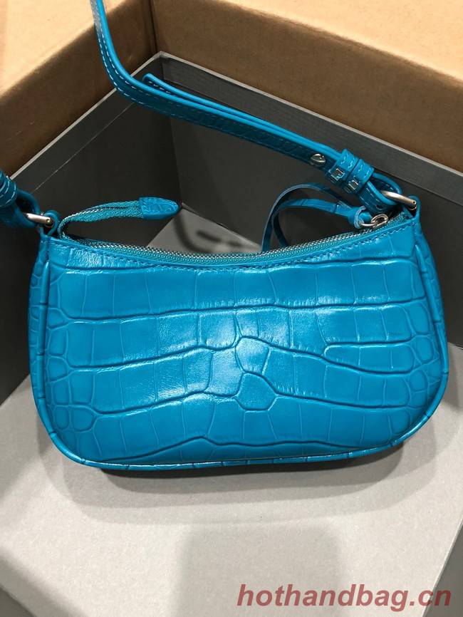 Balenciaga LE CAGOLE MINI PURSE WITH CHAIN 6958141 blue