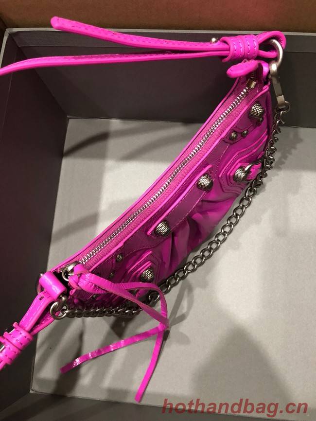 Balenciaga LE CAGOLE MINI PURSE WITH CHAIN 6958141 bright pink