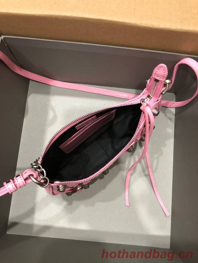 Balenciaga LE CAGOLE MINI PURSE WITH CHAIN 6958141 pink