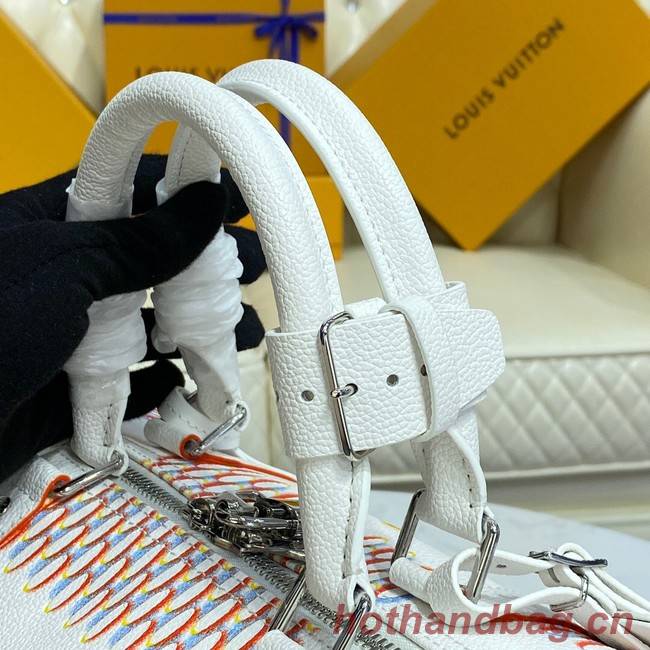 Louis Vuitton KEEPALL 50B M20563 White