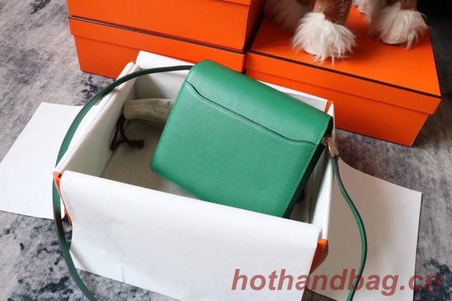 Hermes Roulis 19cm Evercolor 9D H9003 green&Gold