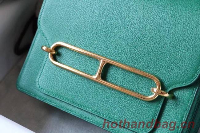 Hermes Roulis 19cm Evercolor 9D H9003 green&Gold