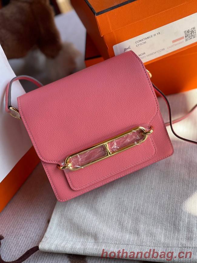 Hermes Roulis 19cm Evercolor 9D H9003 pink&Gold