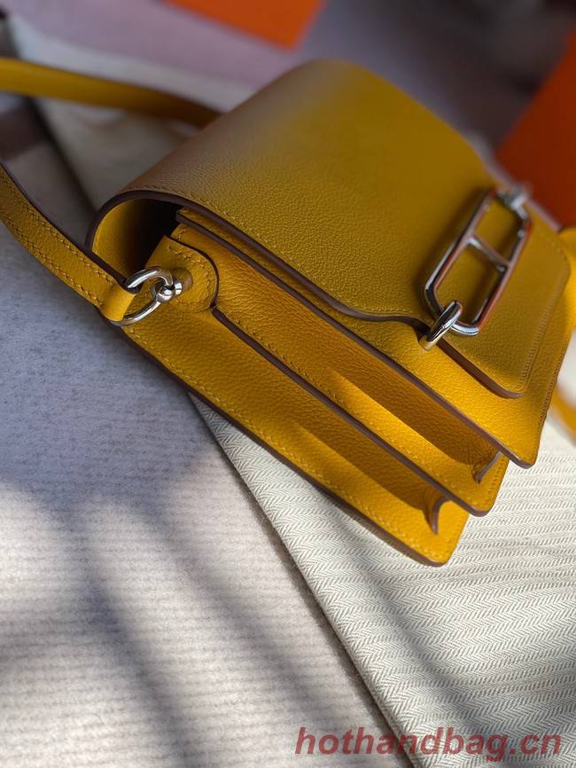 Hermes Roulis 19cm Evercolor 9D H9003 yellow&Silver