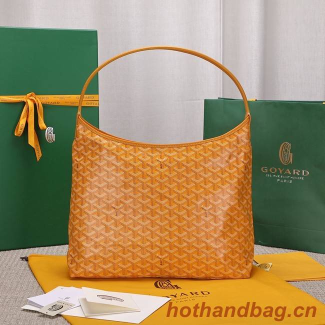 Goyard Calfskin Leather hobo bag G9983 yellow