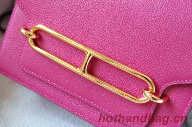 Hermes Roulis 19cm Evercolor 9D H9003 Plum&Gold