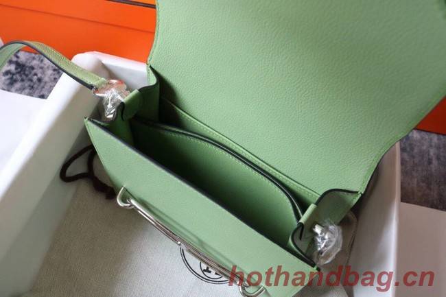 Hermes Roulis 19cm Evercolor 9D H9003 light green&Silver