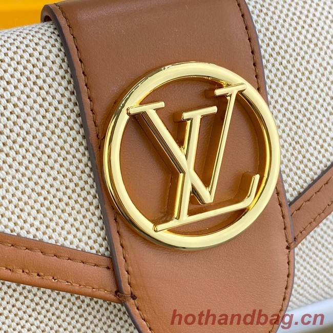 Louis Vuitton LV PONT 9 COMPACT WALLET M81393 brown