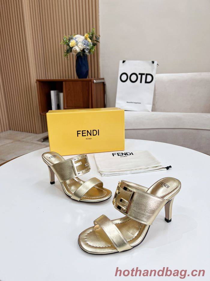 FENDI Shoes FDS00054 Heel 8CM