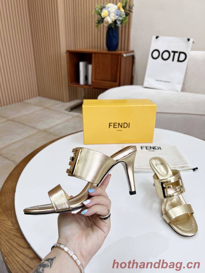 FENDI Shoes FDS00054 Heel 8CM