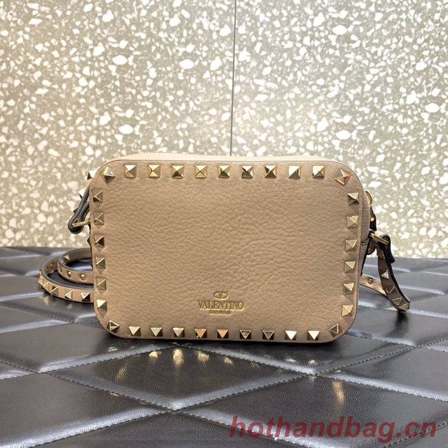 VALENTINO GARAVANI Calf leather bag 7719 apricot