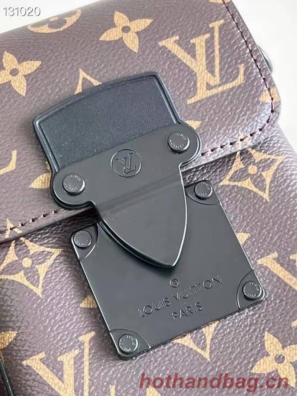 Louis Vuitton Monogram Canvas S-LOCK VERTICAL WEARABLE WALLET M81524 Black