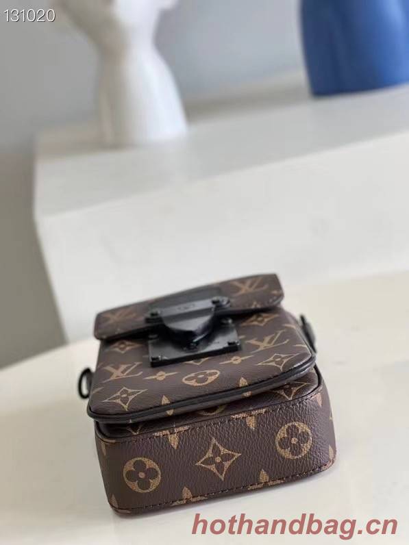 Louis Vuitton Monogram Canvas S-LOCK VERTICAL WEARABLE WALLET M81524 Black