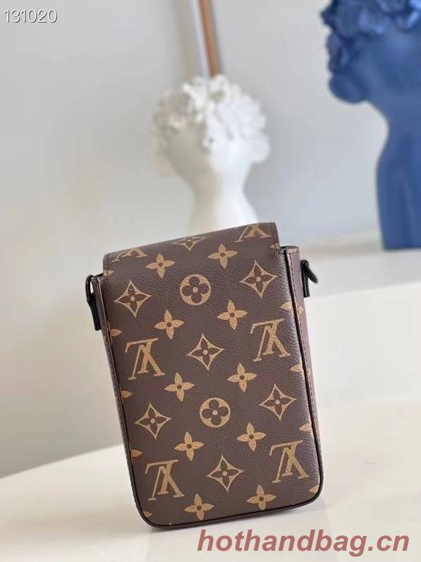 Louis Vuitton Monogram Canvas S-LOCK VERTICAL WEARABLE WALLET M81524 Black