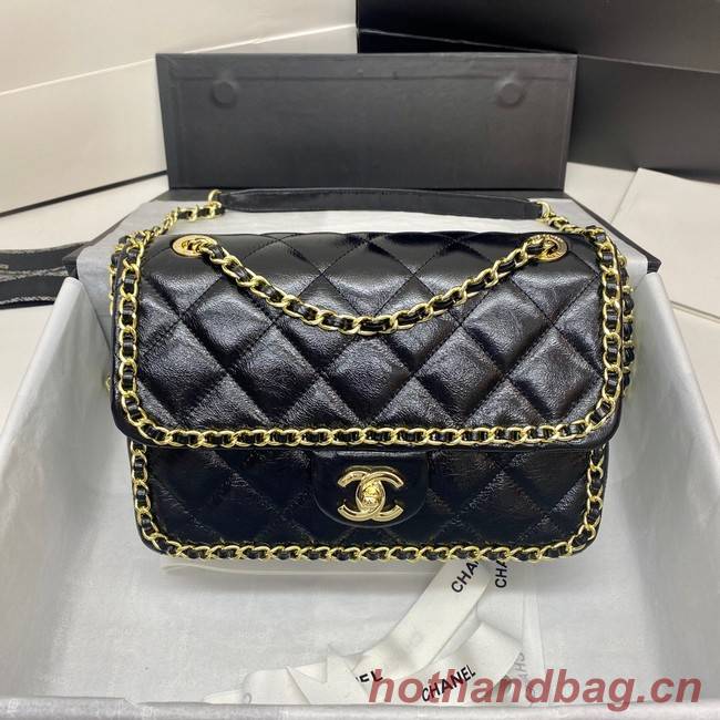 Chanel Classic Flap Bag Original Sheepskin Leather 3366 black&Gold-Tone Metal