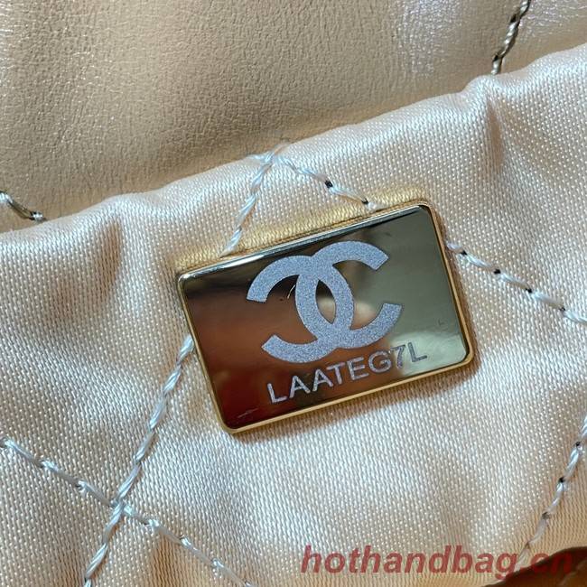 CHANEL 22 HANDBAG AS3260 apricot