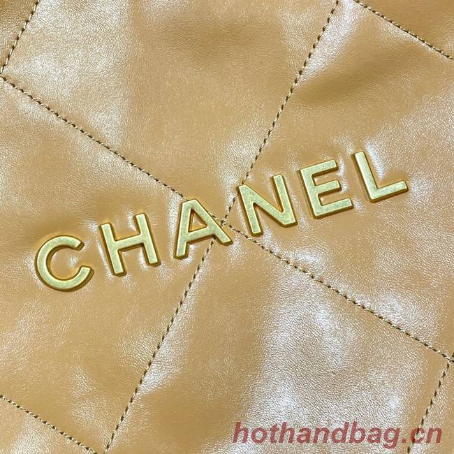 CHANEL 22 HANDBAG AS3260 apricot