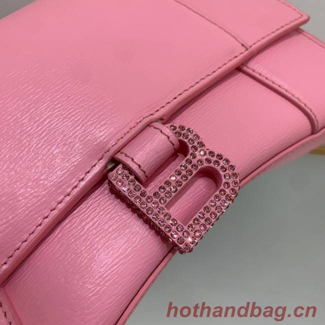 Balenciaga HOURGLASS SMALL TOP HANDLE BAG 592834 PINK