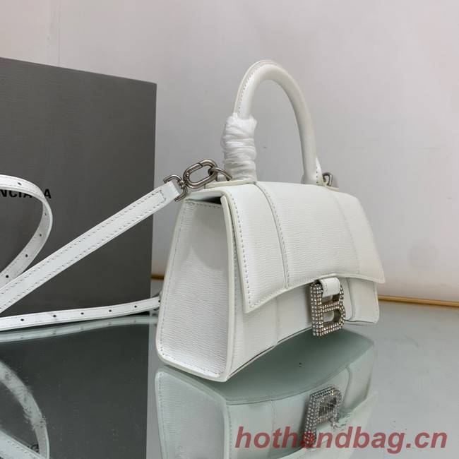 Balenciaga HOURGLASS SMALL TOP HANDLE BAG 59353 WHITE