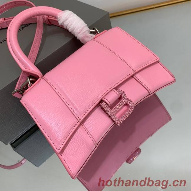 Balenciaga HOURGLASS SMALL TOP HANDLE BAG 59353 pink