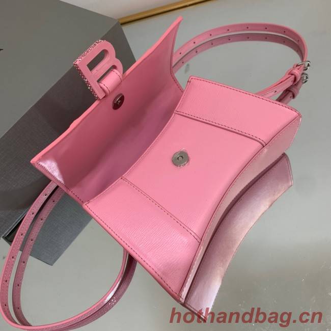 Balenciaga HOURGLASS SMALL TOP HANDLE BAG 59353 pink