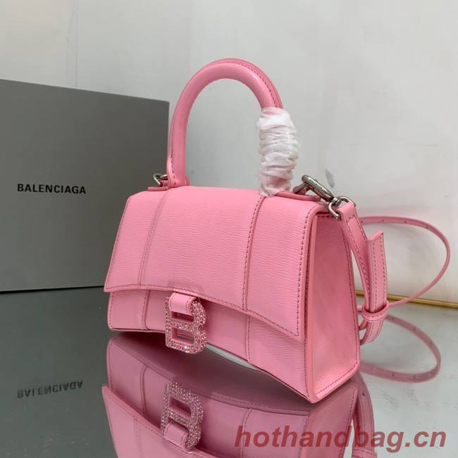 Balenciaga HOURGLASS SMALL TOP HANDLE BAG 59353 pink