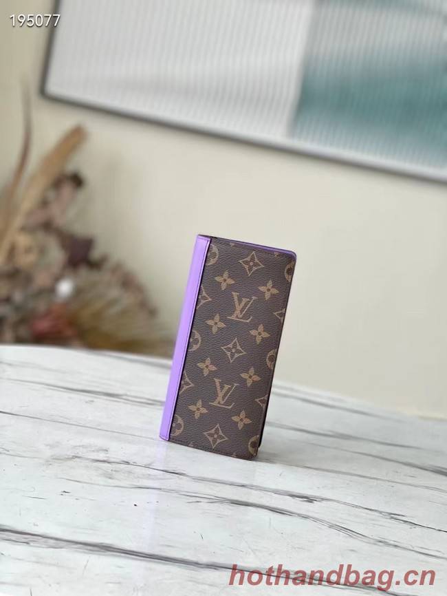 Louis Vuitton BRAZZA WALLET M81538 purple