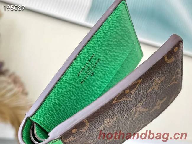 Louis Vuitton MULTIPLE WALLET M81357 green