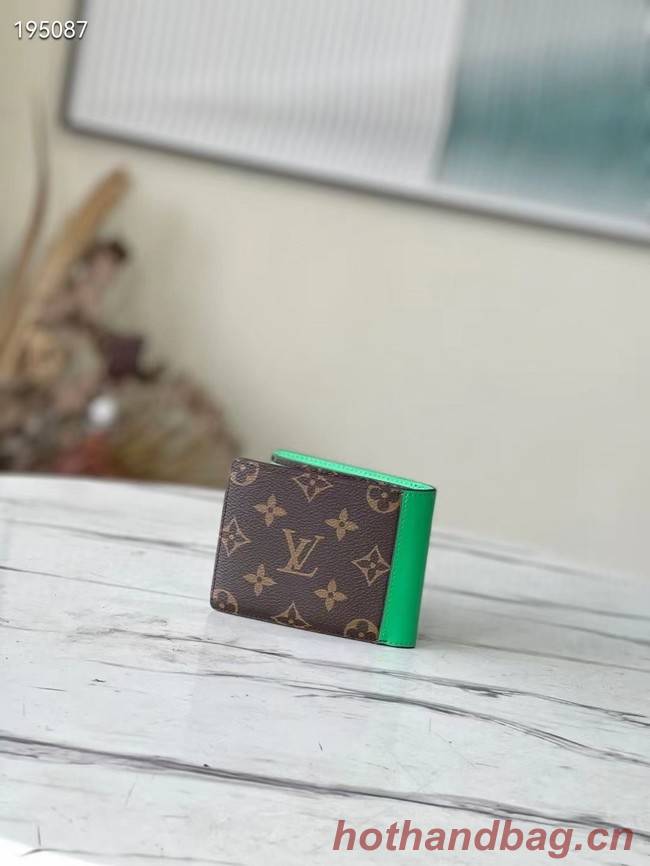 Louis Vuitton MULTIPLE WALLET M81357 green