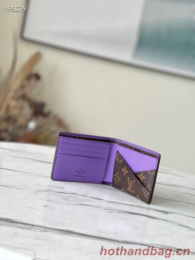 Louis Vuitton MULTIPLE WALLET M81357 purple