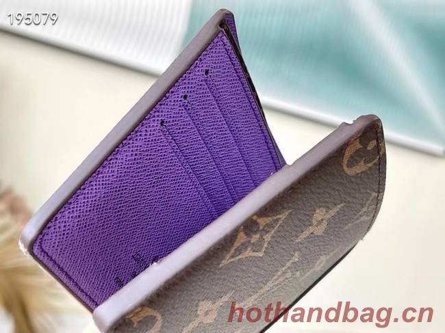 Louis Vuitton MULTIPLE WALLET M81357 purple