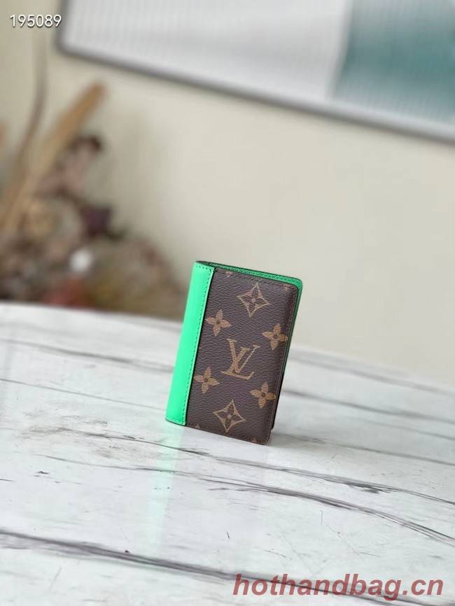 Louis Vuitton POCKET ORGANIZER M81535 green