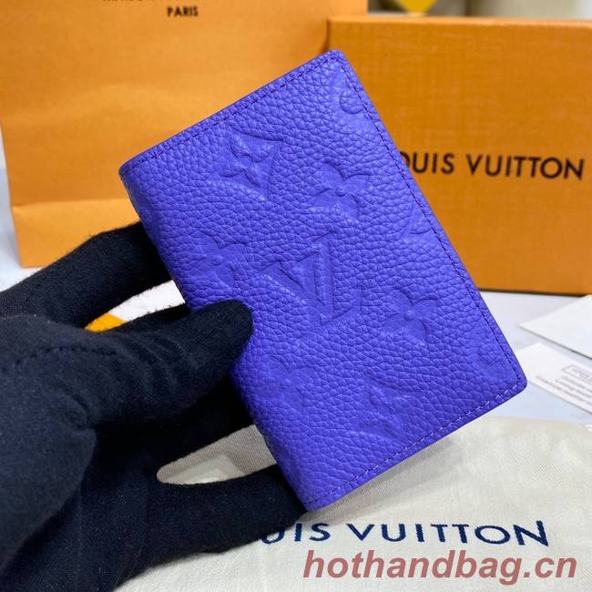 Louis Vuitton POCKET ORGANIZER M81541 Purple