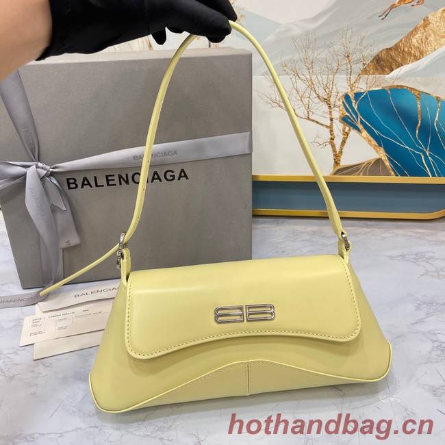 Balenciaga HOURGLASS SMALL TOP HANDLE BAG 6008 yellow