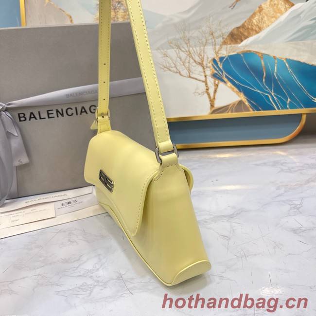 Balenciaga HOURGLASS SMALL TOP HANDLE BAG 6008 yellow