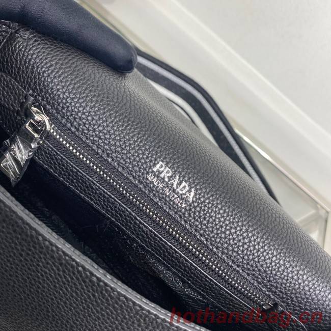 Prada Leather bag with shoulder strap 1BD314 black