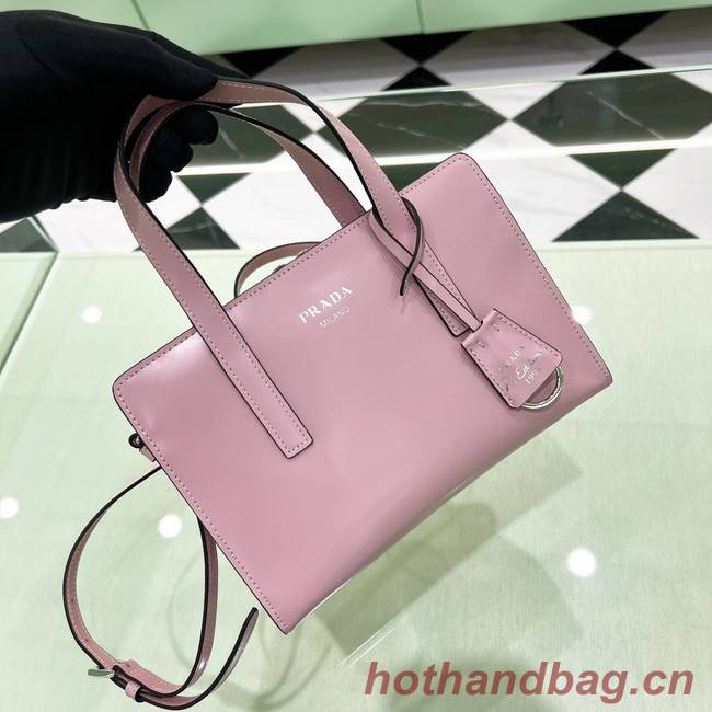 Prada Re-Edition 1995 brushed-leather small shoulder bag 1BA357 pink