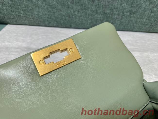 VALENTINO GARAVANI ROMAN STUD Small sheepskin bag 1W2B0L04 light green