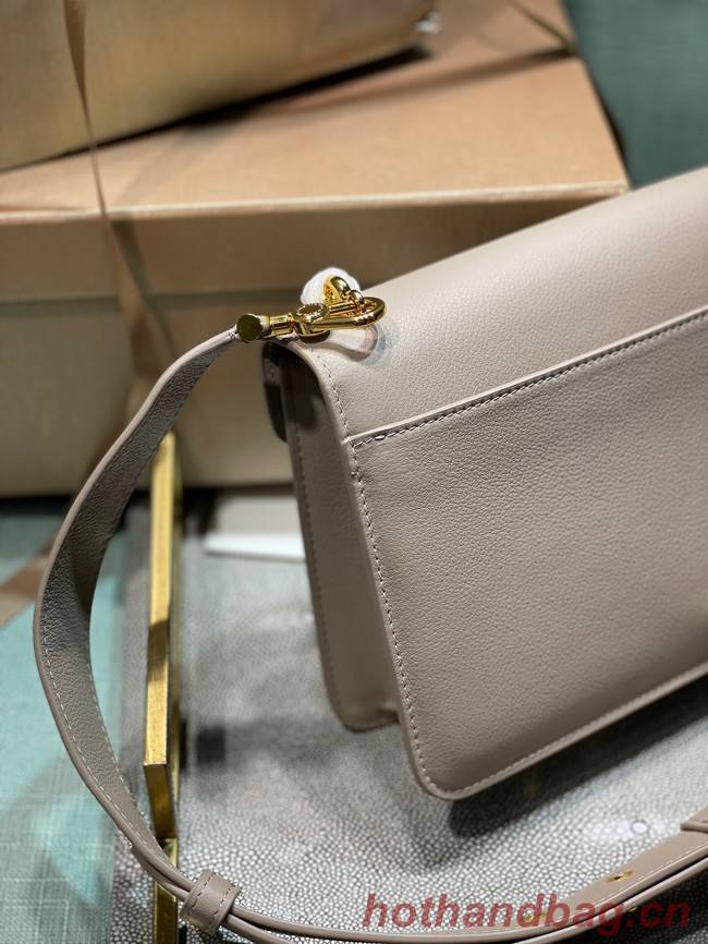 Bvlgari Serpenti Forever leather small crossbody bag 292833 gray